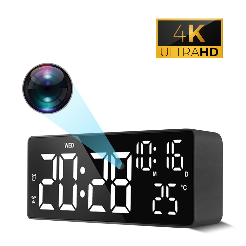 4K Ultra HD Smart Clock With Hidden Camera 4K Ultra HD Smart Clock With Hidden Camera