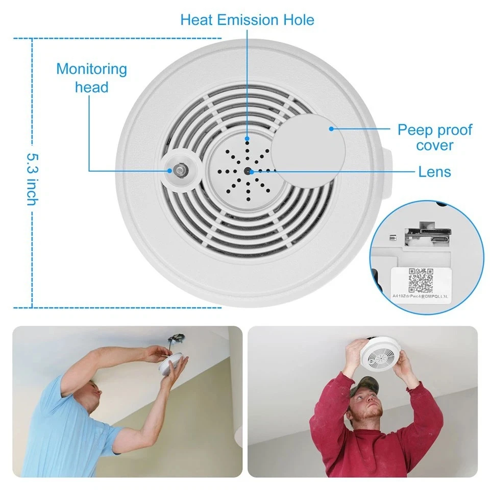 Smoke Detector Hidden Camera SC02 – HD Surveillance With Night Vision & Motion Detection Smoke Detector Hidden Camera SC02 – HD Surveillance With Night Vision & Motion Detection
